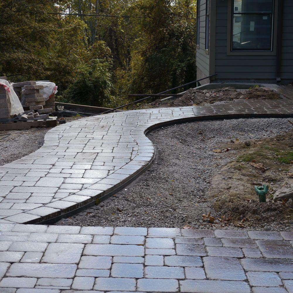 48 ft. Paver Edging Project Kit in Black - Hercitys