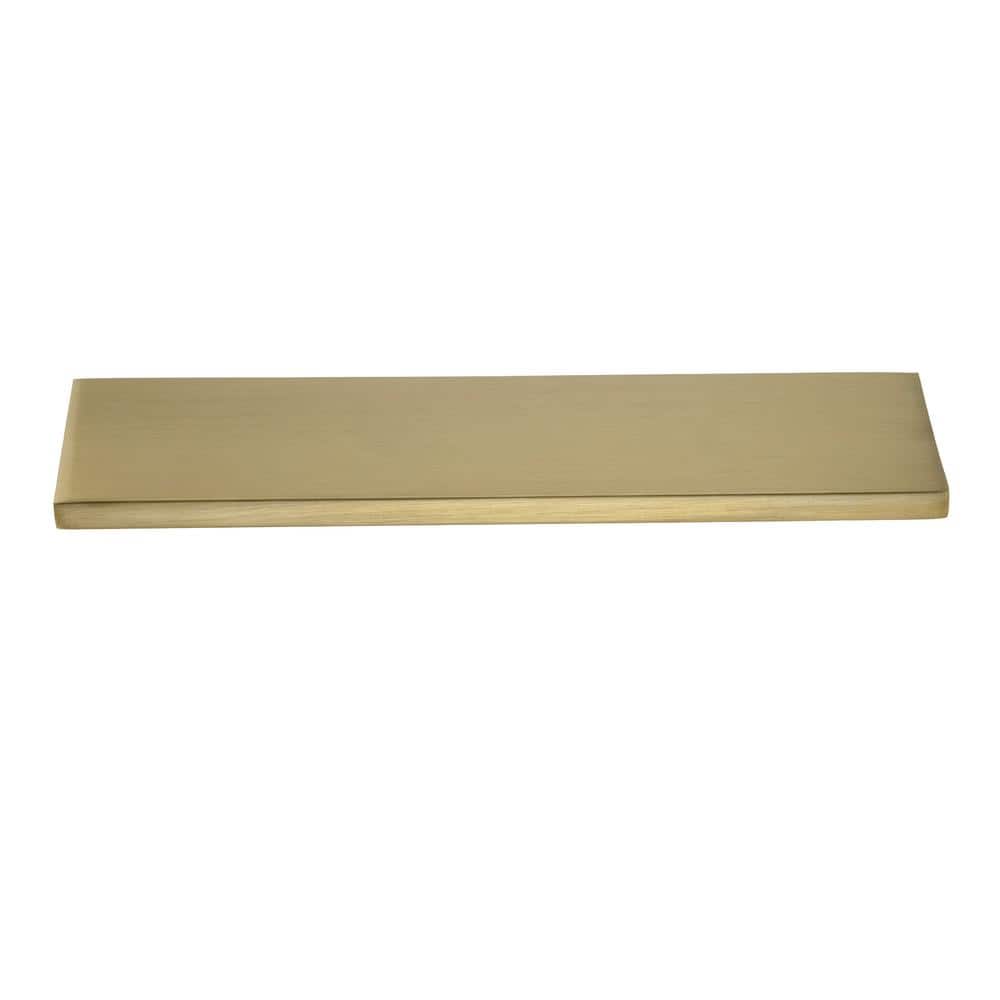 5-Pack Ethan 4 in. (102 mm) Center-to-Center Satin Brass Edge Drawer Pull - Hercitys