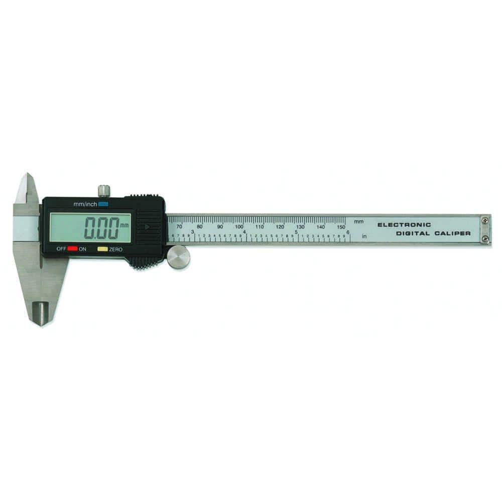 4 Way Measurement 6 in. Digital Caliper with Large LCD Window - Hercitys
