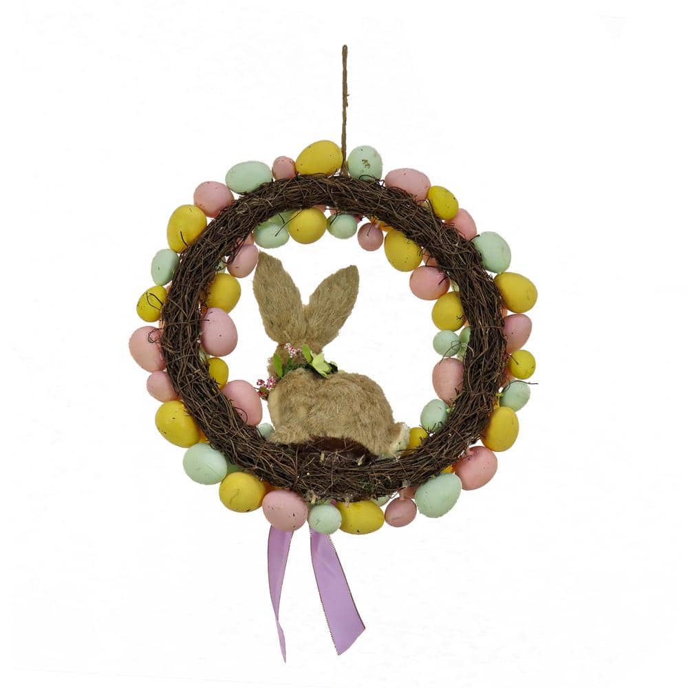 16 ” Egg Wreath with Bunny Center - Hercitys