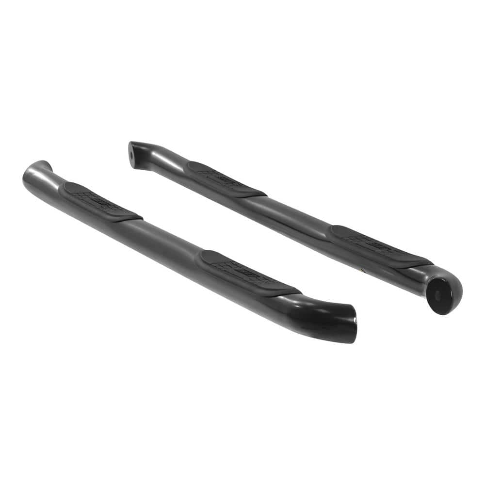 3-Inch Round Black Steel Nerf Bars, No-Drill, Select Dodge Durango - Hercitys