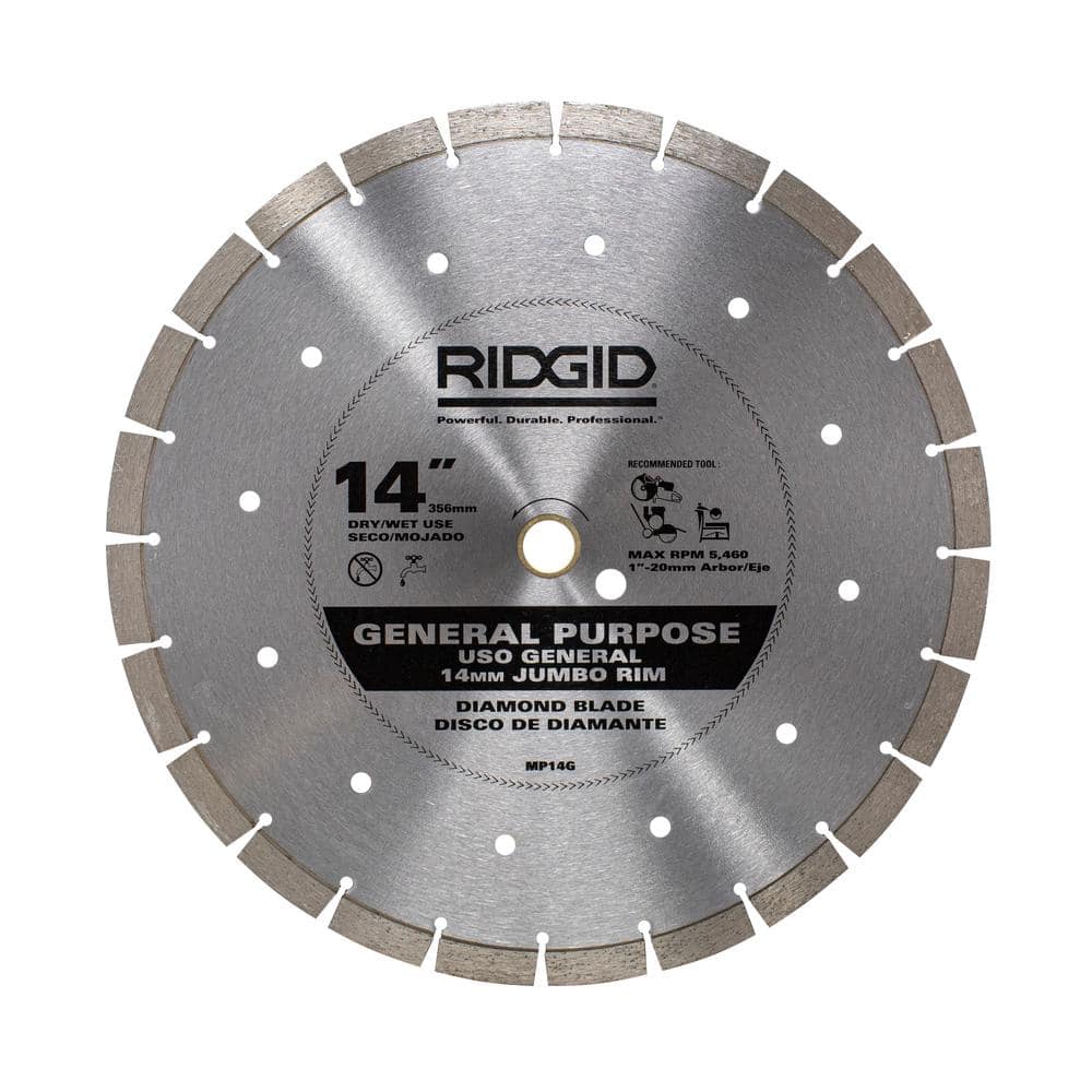14 in. Segmented High-Rim Diamond Blade - Hercitys