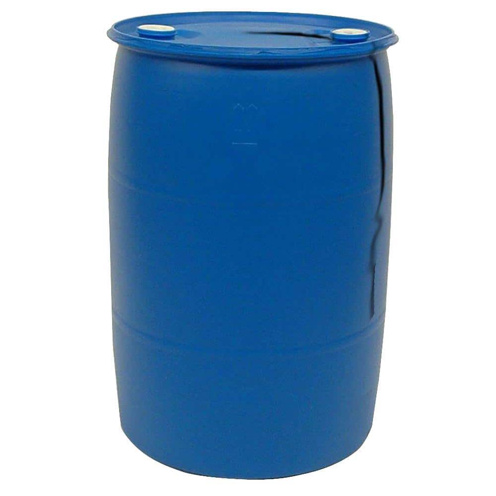 55 Gal. Blue Industrial Plastic Drum - Hercitys