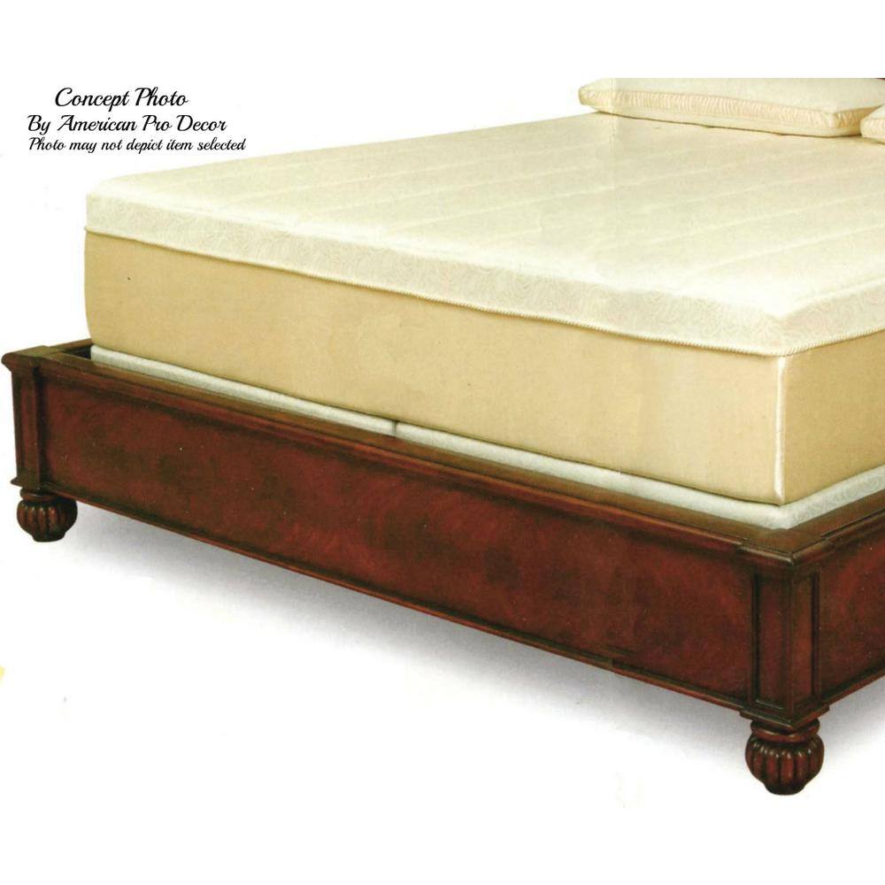 5 in. x 4-1/2 in. Stained Cherry Solid Hardwood Round Sofa Leg - Hercitys