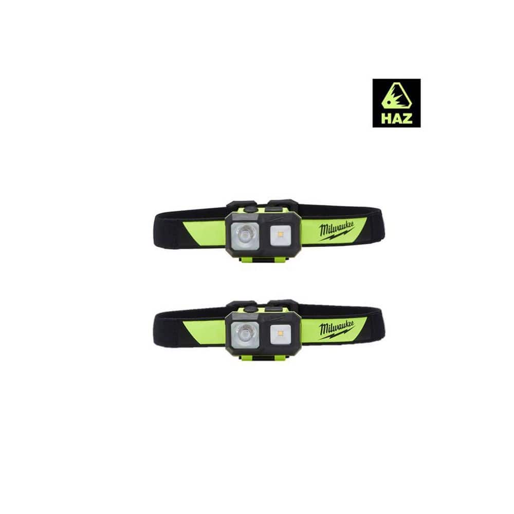 310 Lumens LED Intrinsically Safe Spot/Flood Headlamp (2-Pack) - Hercitys